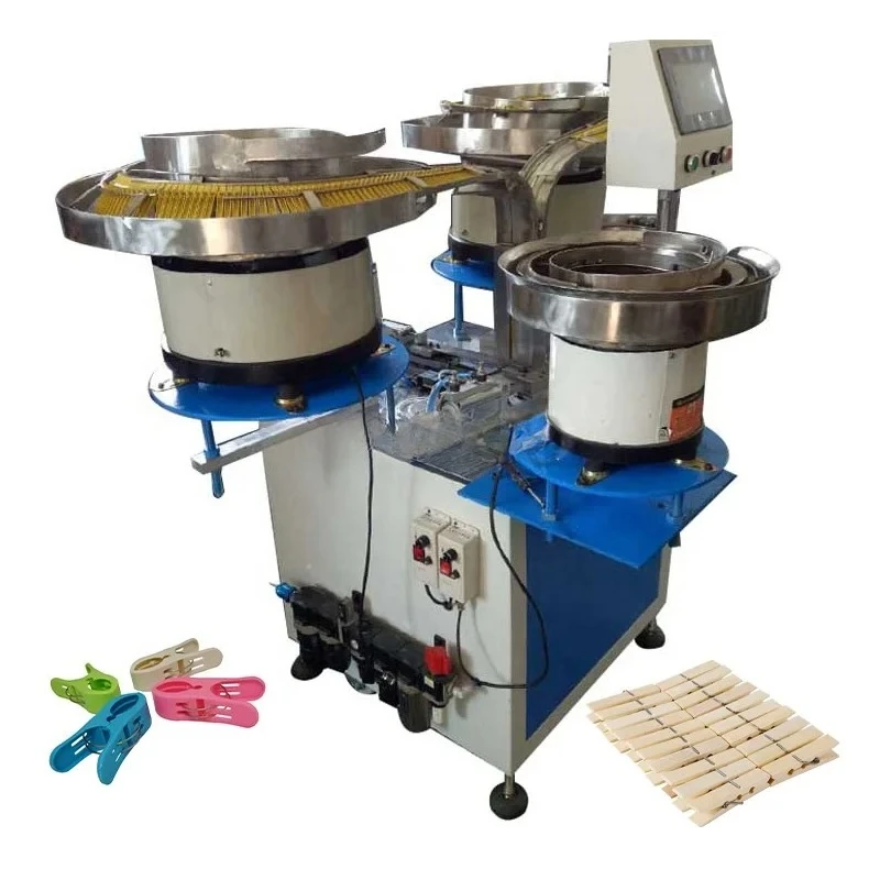 Factory Direct Sales Plastic Clothespins Machine / Plastic Clothes Peg Making Machine / Clothespin Assembly Machine