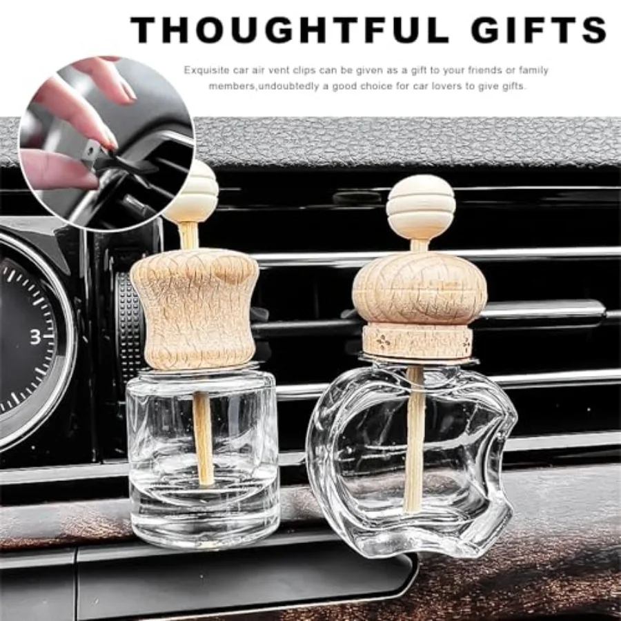 20PCS Square Head Car Vent Clips, Auto Air Conditioner Decorative Clips Output Perfume Clamp, Metal Air Freshener Clip Vent Out - view 5
