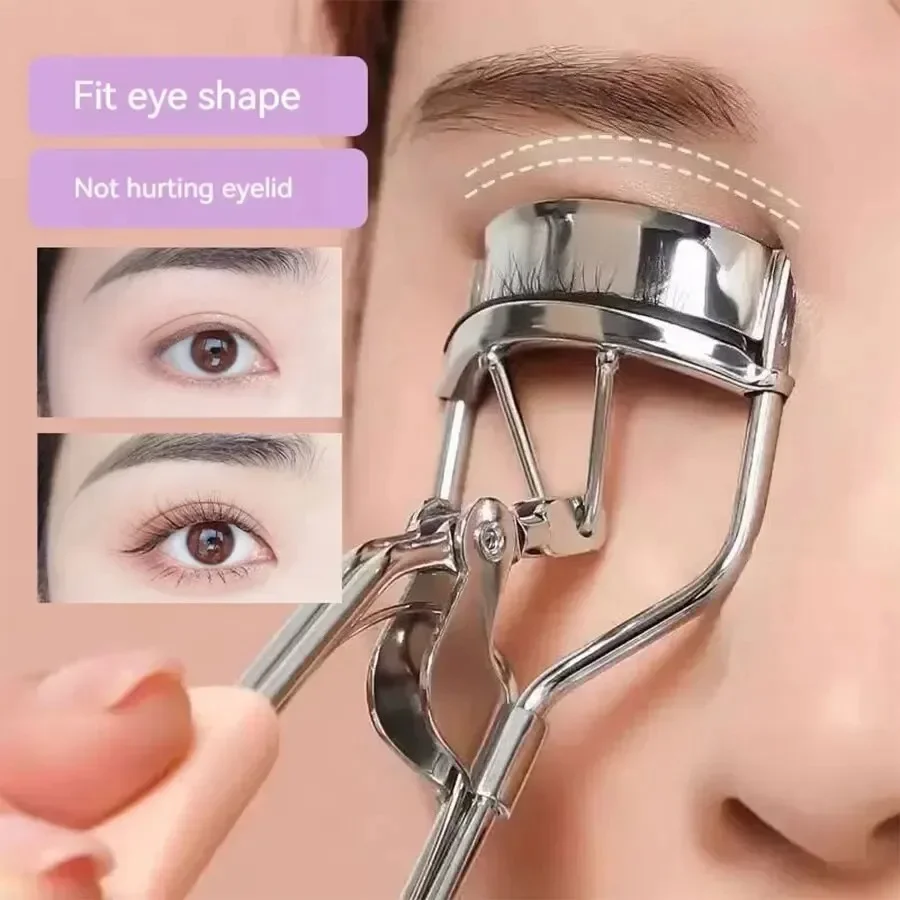Manual Eyelash Eye Makeup Tool Accessories Curler Heatless Circle Eyelashes Clip Lasting Eyelash Curling Lifting Tool Portable