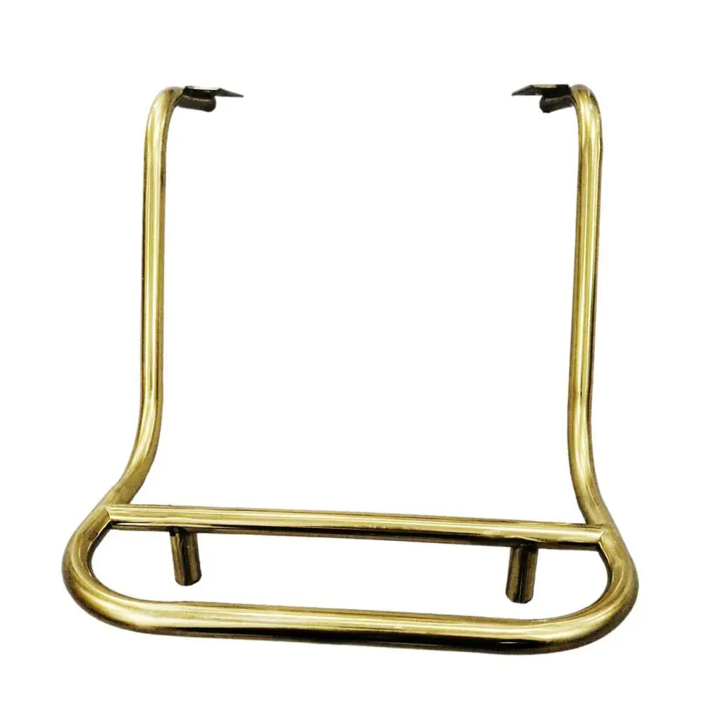 Durable Hairdressing Foot Rest Pedal for Salon Chair Replacement Rack Stainless Steel Footplates Feet Pad for Barber and Beauty