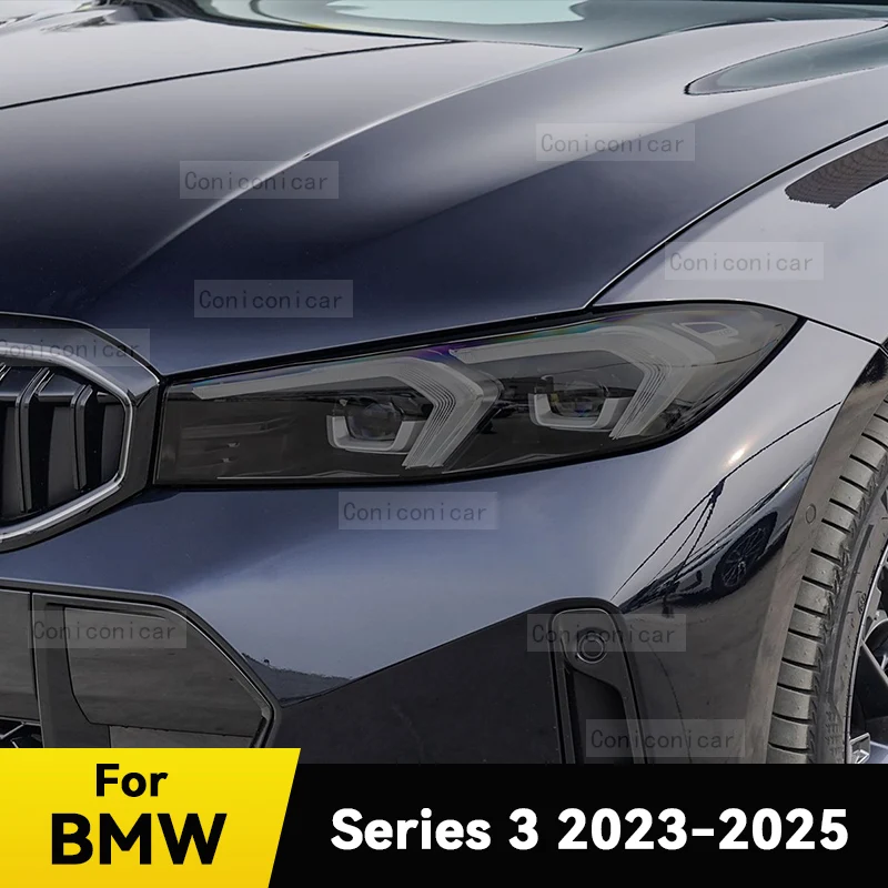 

Для BMW SERIES 3 2023-2025 автомобильная защитная пленка для фар, передняя фара, ТПУ, против царапин, тонировочная наклейка для фар, аксессуары