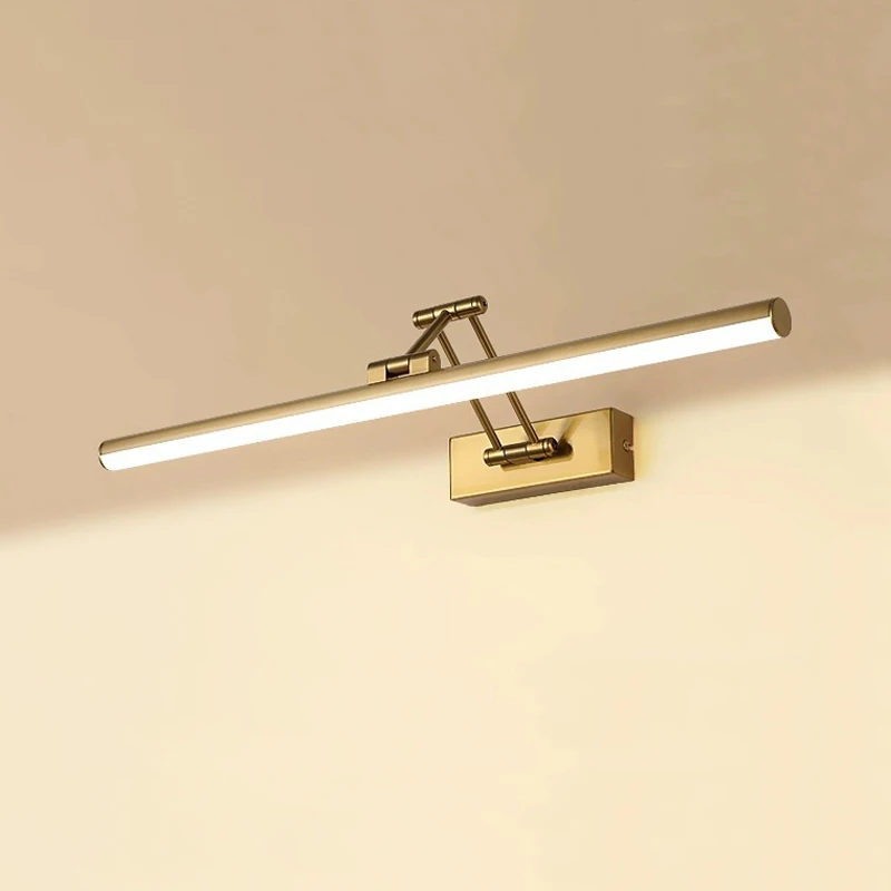 

Long Strip Led Mirror Lights Toilet Bathroom Mirror Cabinet Sconce Light Vanity Kit Hotel Restaurant Bar 500mm 12W Wall Light