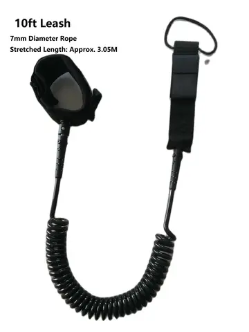 Surf Sup 10 fot fotled koppel surfing elastiskt spiralformat stand UP paddle board benrep surfbräda fotled koppel 8 best sales soppkoppel - №4