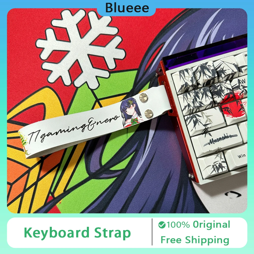 

77Gaming Keyboard Strap Customized Personalized Anime Keyboard Ribbon Keypad Charm for Wooting MAD 60HE ATK68 Decor Gamer Gift
