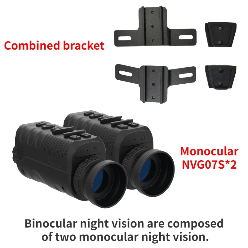 

NVG07S Monocular Helmet Night Vision Infrared 850NM/940NM Digital Night Vision 4K HD Telescope for Hunting Multiple Image Mode