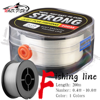 WALK FISH 1Pcs Hot 200m Nylon Clear Fishing Lines For Saltwater Freshwater Monofilament Nylon String Cord Strong Fishing Wire