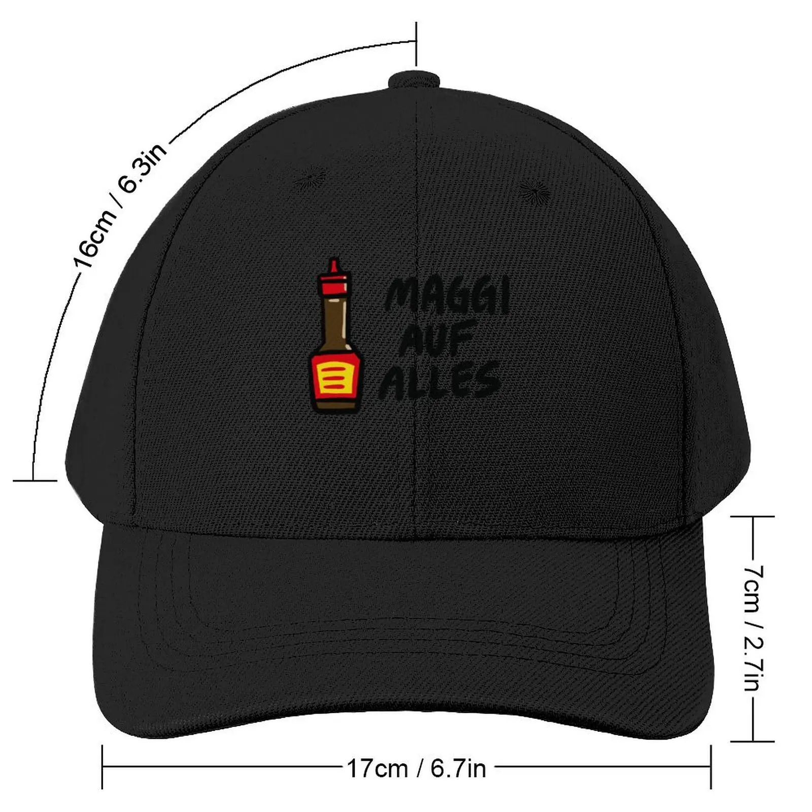 Maggi Auf Alles (Deutsch) Baseball Cap sun hat Fashion Beach Bobble Hat Trucker Hats For Men Women's