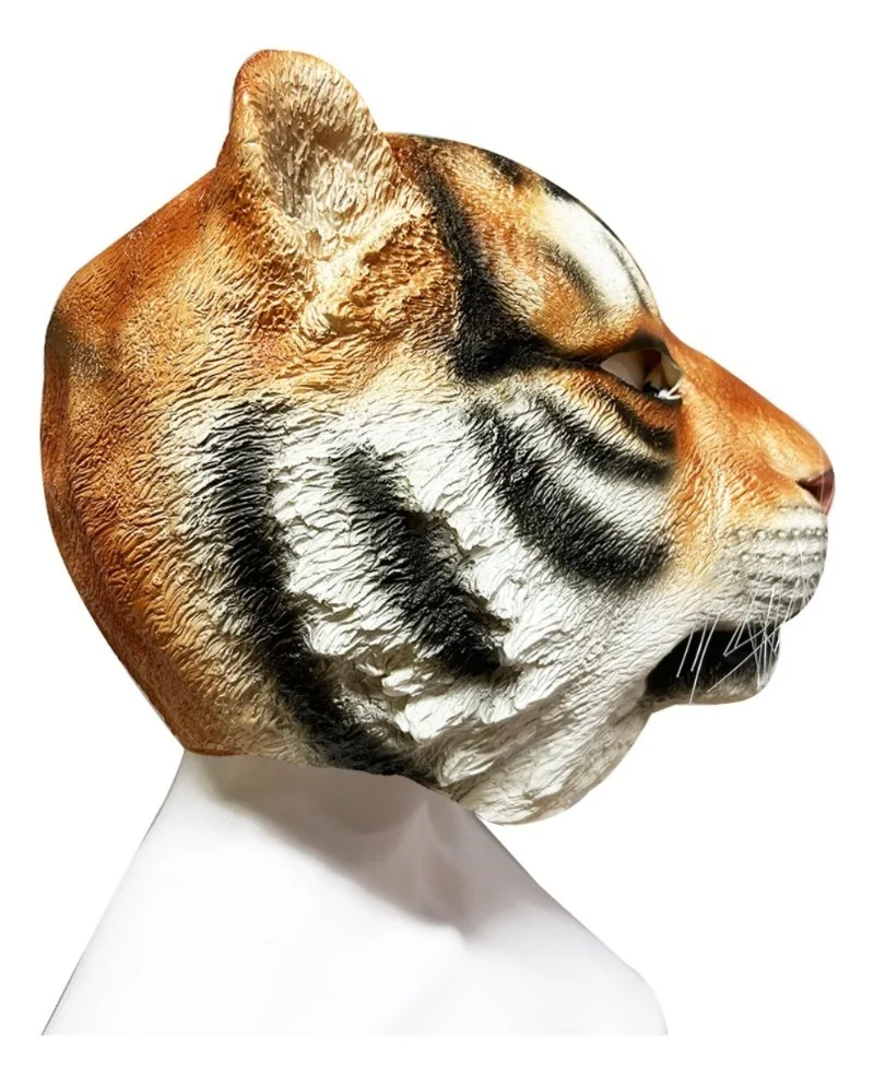 성인 무서운 호랑이 할로윈 동물 라텍스 마스크