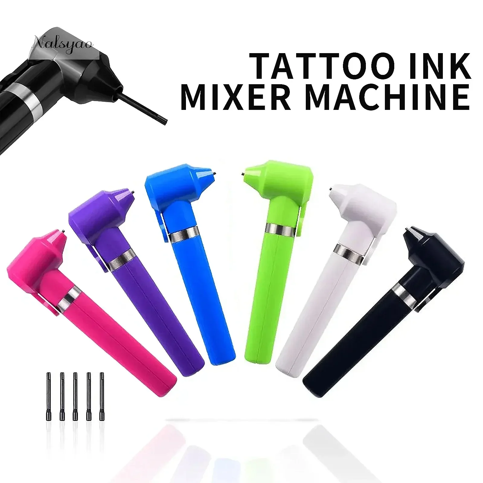 Tattoo Ink Mixer 5 Sticks High Quality Tattoo Machine Supply Professional Permanent Makeup Pigment Shaker