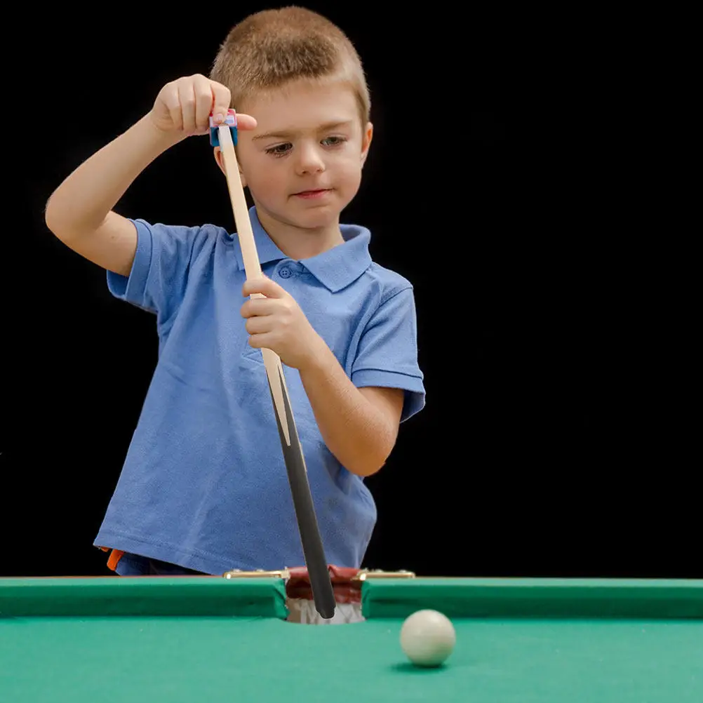 

3Pcs Child Billiard Cue Stick Mini 48Cm Hardwood Pool Cue Short Pool Table Stick for Kids Fun Family Play Billiards Tool