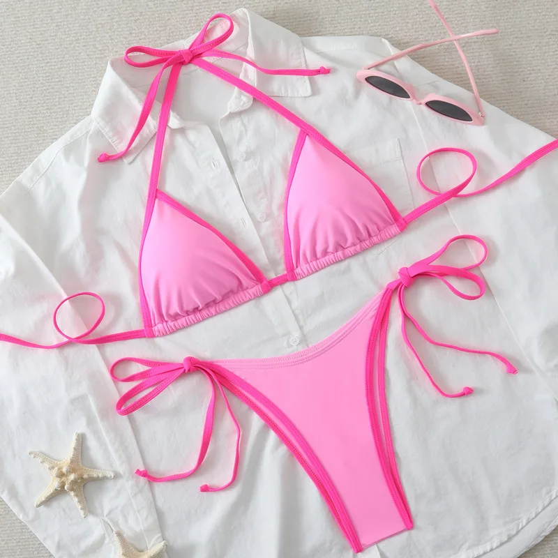 

Summer Sexy Bikinis 2026 Women's Swimwear Female Swimsuit For Swim Wear Bathing Suits Brazilian Bikini Set Beachwear Pool Bather