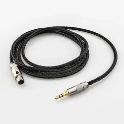 HiFi 업그레이드 케이블 16 코어 7N OCC AKG Q701/K702/K712용 3.5mm 미니 XLR 밸런스드