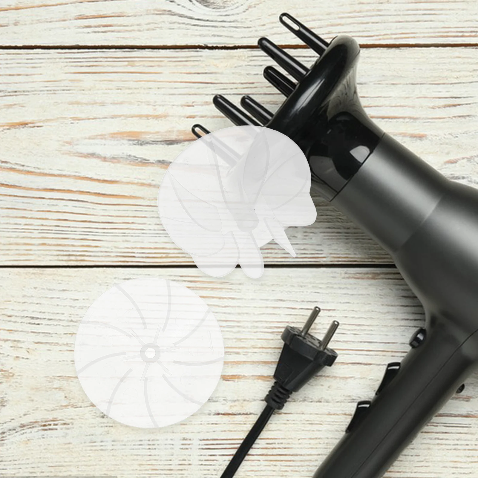 

5Pcs Hair Dryer Plastic Fan Fitting Replacement Kit Strong Wear Resistant Blade for Efficient Airflow and Smooth Operation