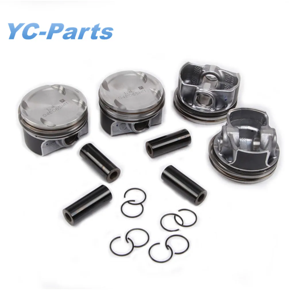 74.5mm Piston Ring Set Φ19mm 04E107065HM for VW Golf Passat Jetta Tiguan AUDI A3 A4 A5 Q3 Skoda Seat 1.4TSI EA211 Engine