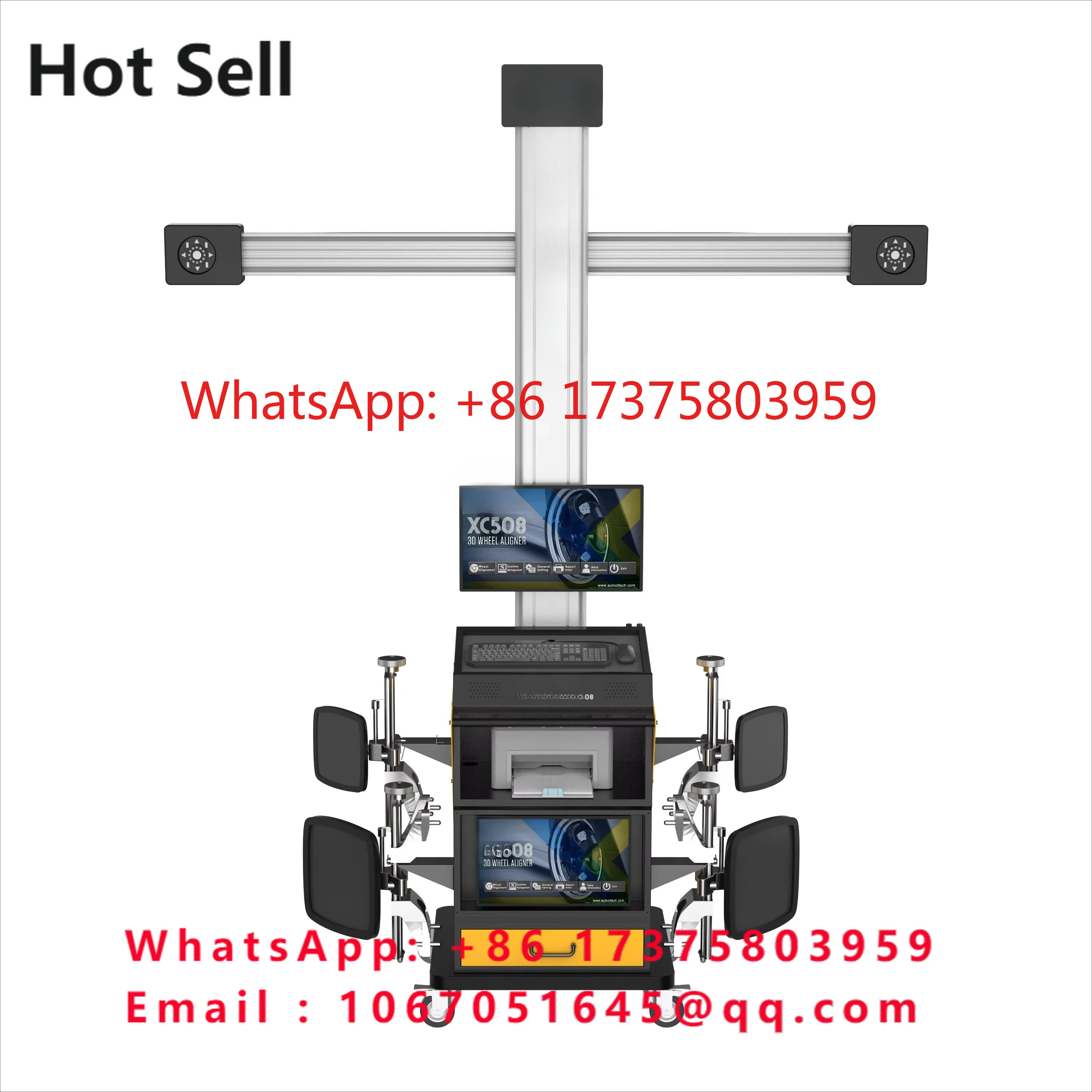 Official OEM XC508 Hd Display Automotive Car Wheel Alignment Machine 3D Wheel Aligner ToolsWheel Adjustment Auto Trace