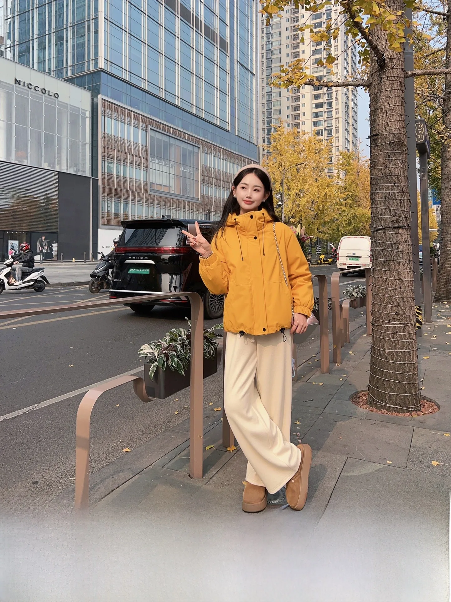 

Повседневная свободная женская куртка из полиэстера с отстегивающимся капюшоном, устойчивая к износу, рабочая одежда, зимняя модная куртка малого размера