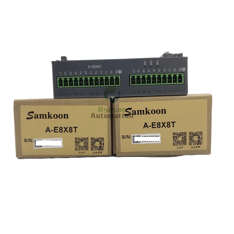 Samkoon Mini PLC Série S Módulo de Extensão S-8X8T-M S-16T-M S-E16X-C S-E16T S-E8X8T-C S-E8X8R S-E12R Unidade de Controle de Módulo Digital