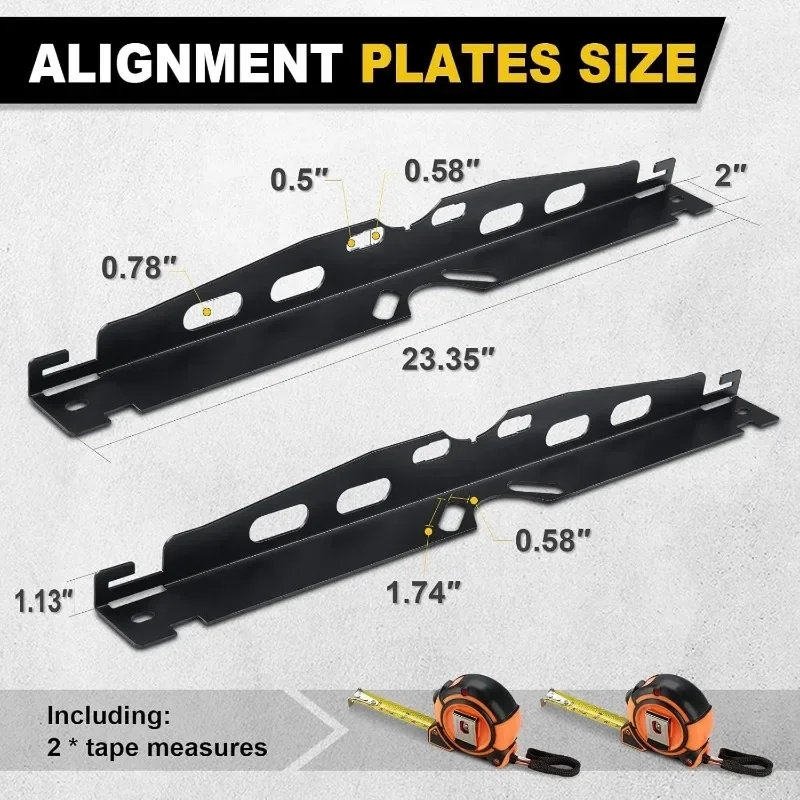 Precision Wheel Alignment Tool Board Toe Alignment Tool Suitable for Trucks SUVs Universal Car Parts General Purpose Stands