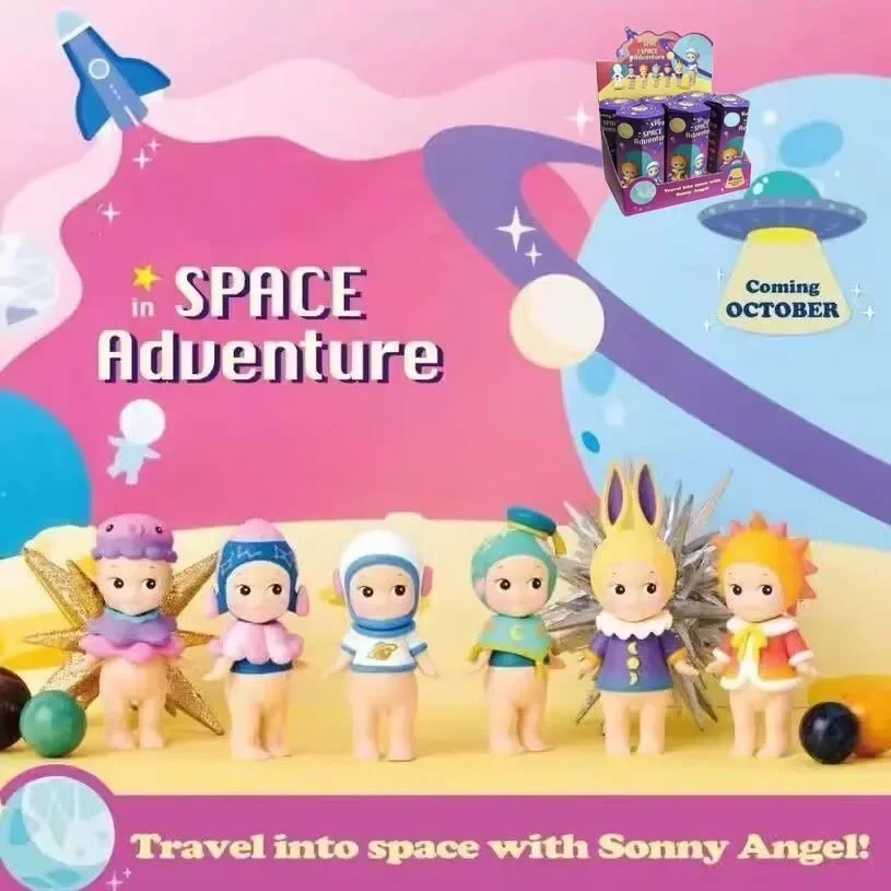 Sonny Angel Space Adventure Space Series Blind Box Spielzeug Puppe Niedliche Anime Actionfigur Ornamente Figuren Weihnachtsgeschenk