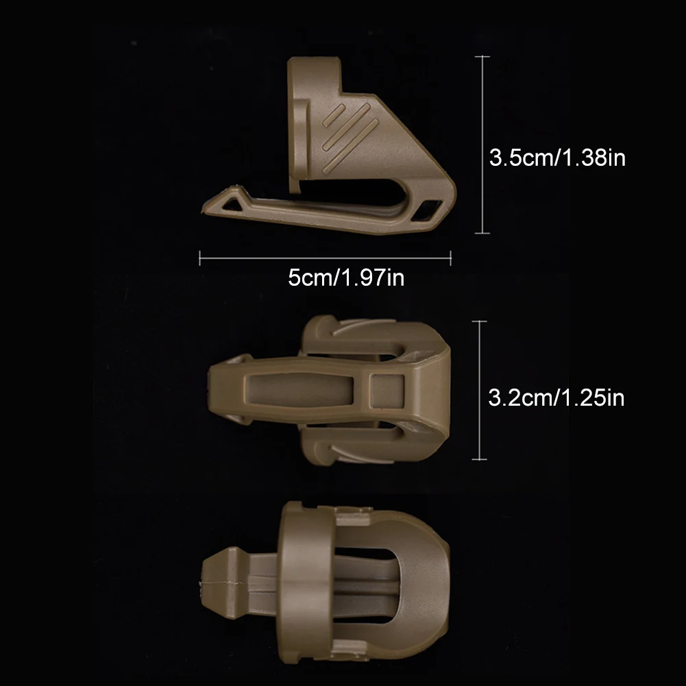 مشبك مصباح يدوي محمول متعدد الوظائف مصباح تثبيت بين قوسين محول المصباح التكتيكي ملحقات المعدات التكتيكية
