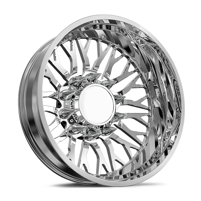 

Original Manufacturer Dual Wheel 22 24 26 28 Inch Forged Black Chrome Polished off Road Deep Disc Wheel Hub for Toyota