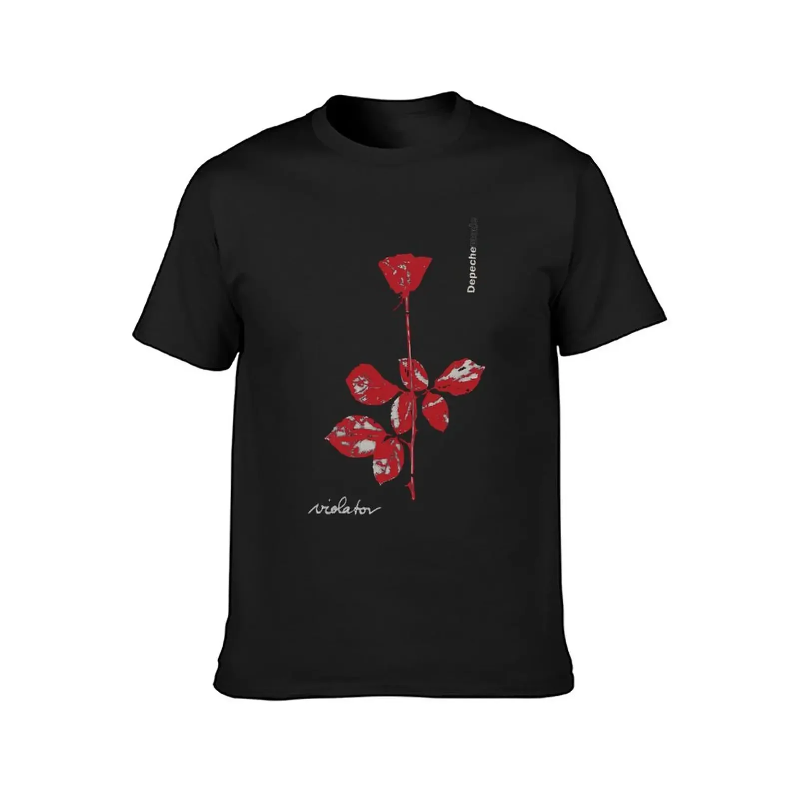 Violator Red Rose DM Mode T-Shirt cheap stuff Blouse mens fashion