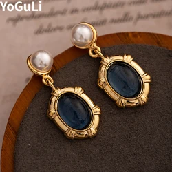 Trendy Jewelry Popular Simulated Pearl Dangle Earring For Women Fashion Accessories