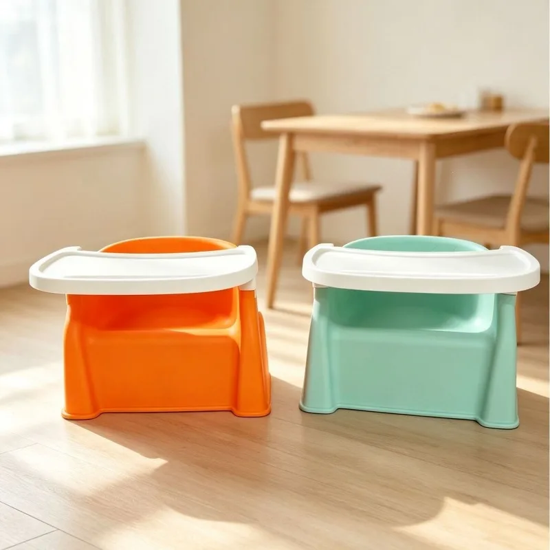 Children's dining chair widened removable washable portable dining chair feeding table