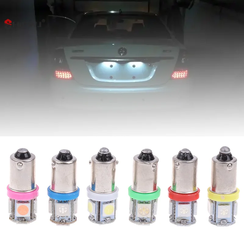 

5Pcs BA9S 5050 5SMD LED DC12V Led Car Indicator Bulb Instrument Bulbs DIY Screw Bulb Auto Truck Motorcycle Warning Signal Bulbs