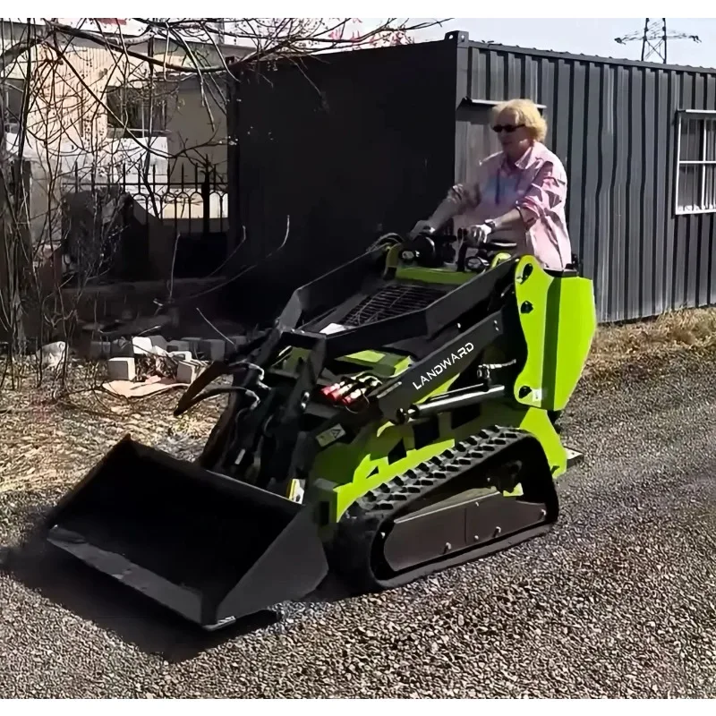 Mini Skid Steer Loader Agriculture Construction Mini Skid Steer loader CE EPA Engine  Wheel Mini Loaders customized