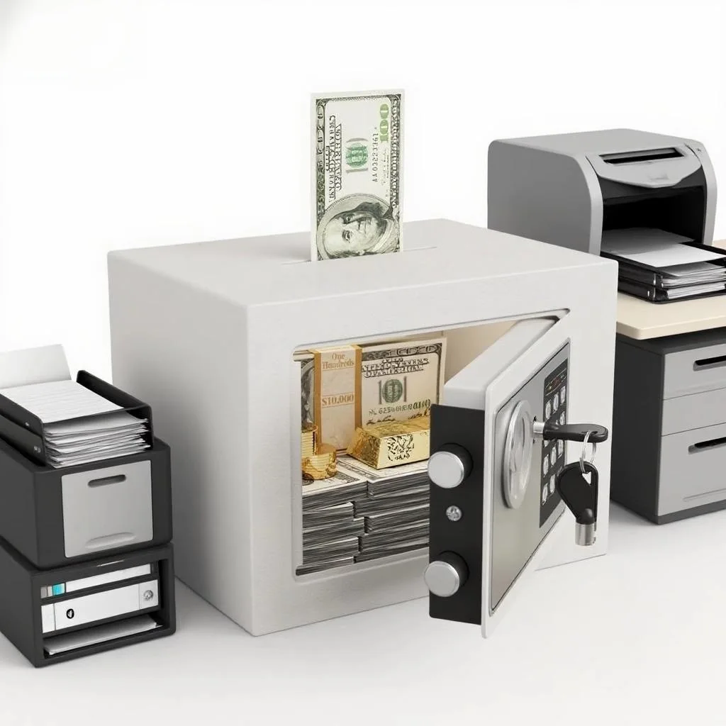 Mini scatola password per celebrità di Internet - barattolo di risparmio per bambini - deposito monete per adulti - può essere storato e ritirato - chiave e passeggiata