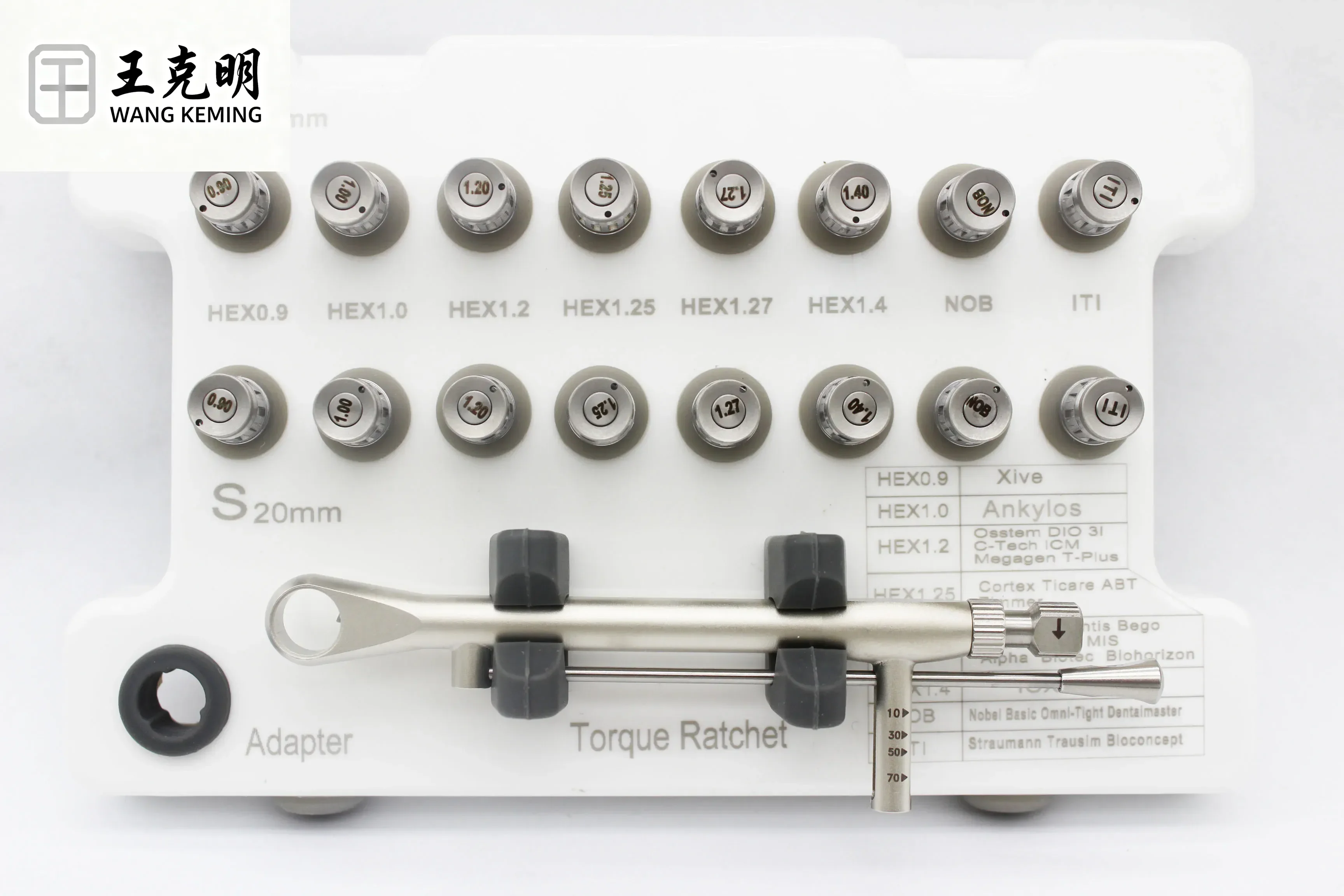 Factory Price Durable Universal Manual Torque Wrench 16 Screws Kit in Teeth den tal impl ant Restoration Tools