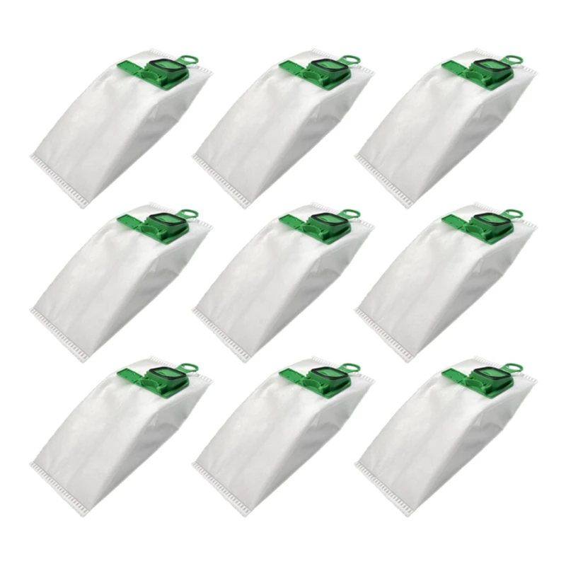 Substituição descartável Poeira Bag Kit, compatível para Vorwerk VK140, VK150, aspirador vertical, peças de reposição, 9pcs