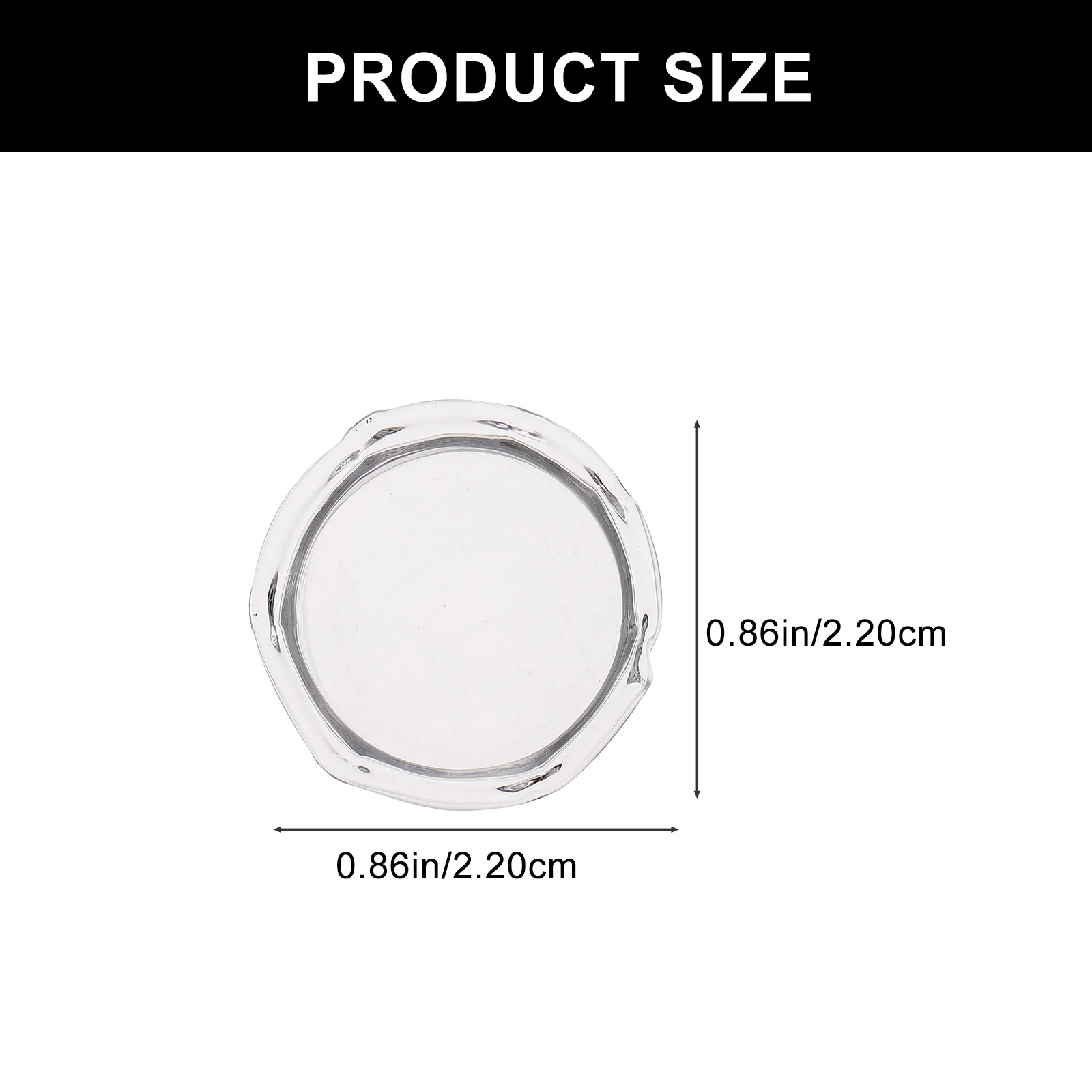 10 Stück kleine Mini-Saucenschalen aus Glas, transparente Servierplatten für Küchendekoration und Spielen, Mini-Küchen-Saucenschüssel