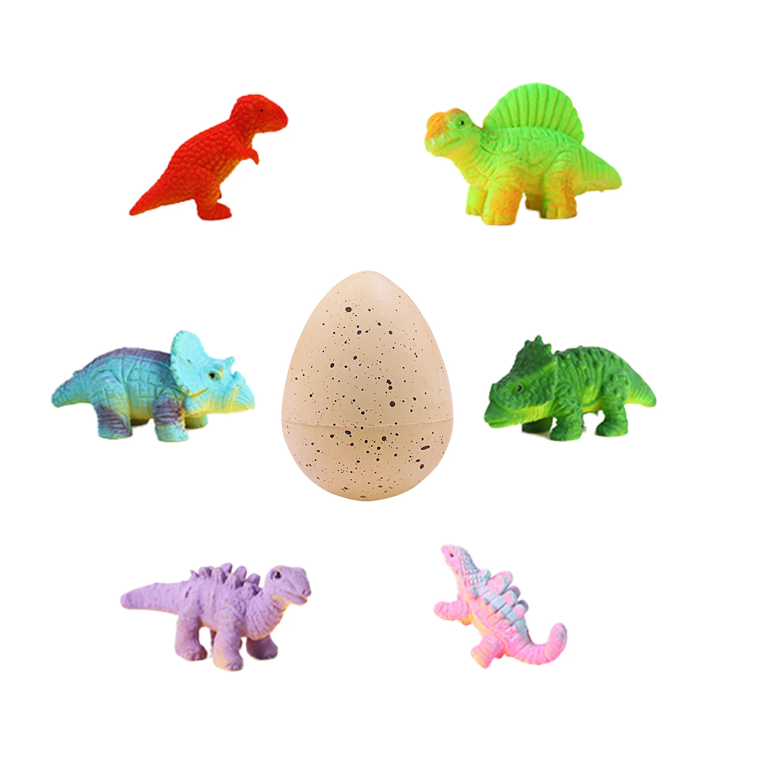 Small dinosaur hatching egg toy, soaking water to expand Tyrannosaurus Rex, giving children gifts, parent-child interaction toy