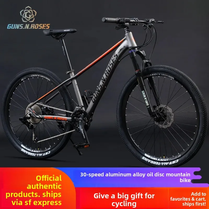 AliExpress PZBK Aluminum mountain bike 30 speed oil disc brake bicycle sports off-road bicycle 27.5/29 inch large wheel diameter zxc male