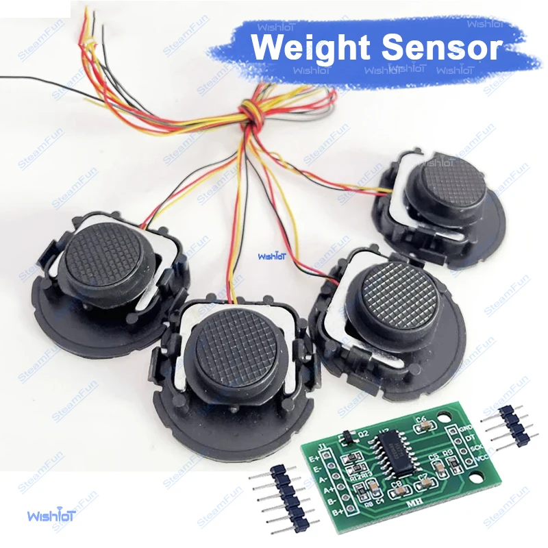 50kg Wägezelle Halbbrücken-Dehnungsmessgerät Personenwaage Gewichtssensor für Arduino Drucksensor DIY Spielzeug