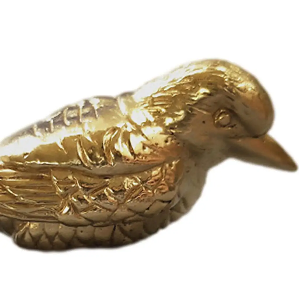 Birds Brass Animal Drawer Pull Handles for Dresser Vanity Nightstand Cupboard Wardrobe with Screws