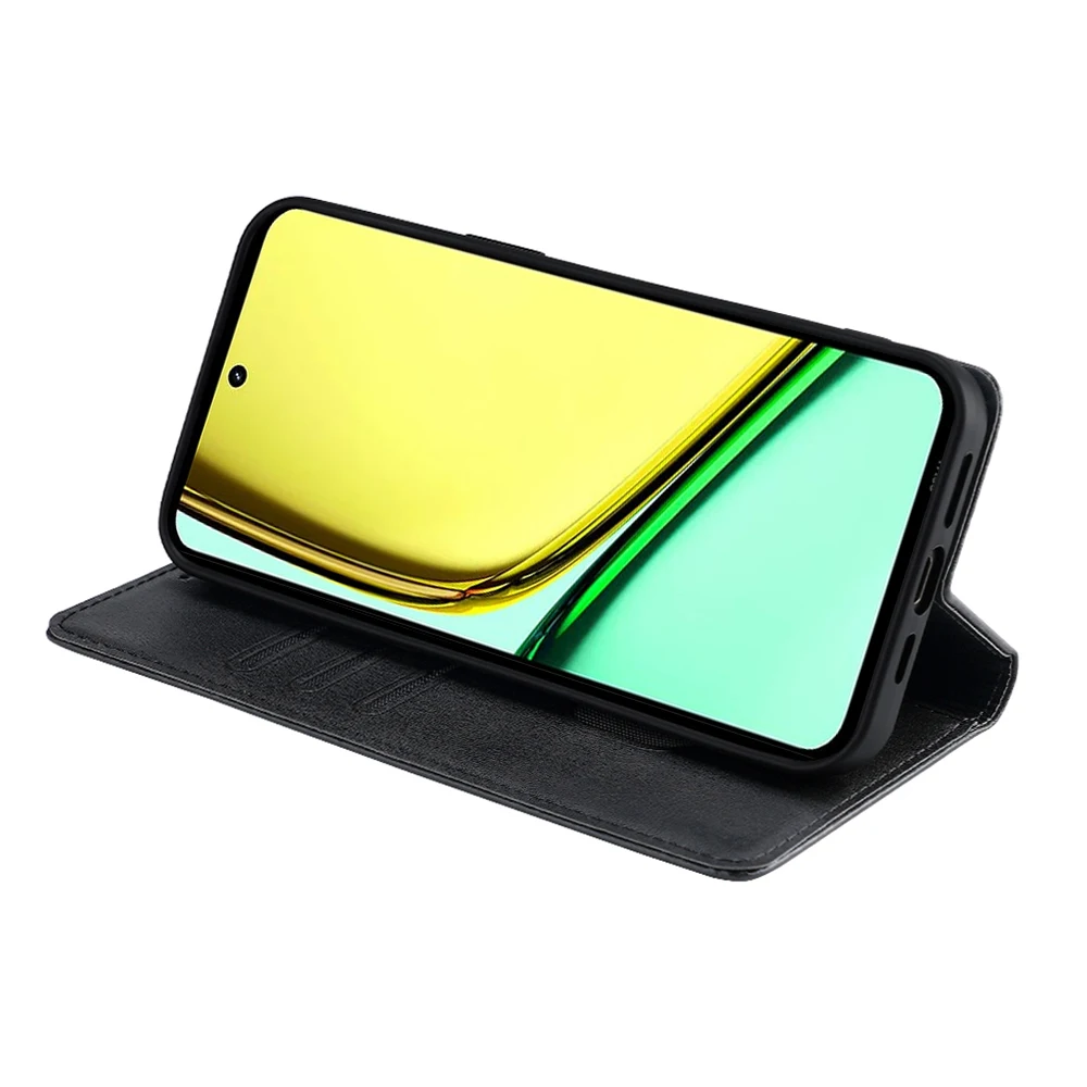 Business Leather Flip Phone Case for Realme C67 C55 C53 C35 C33 C31 C30 C21Y C25Y C21 C20 Magnetic Wallet Case Cover Stand