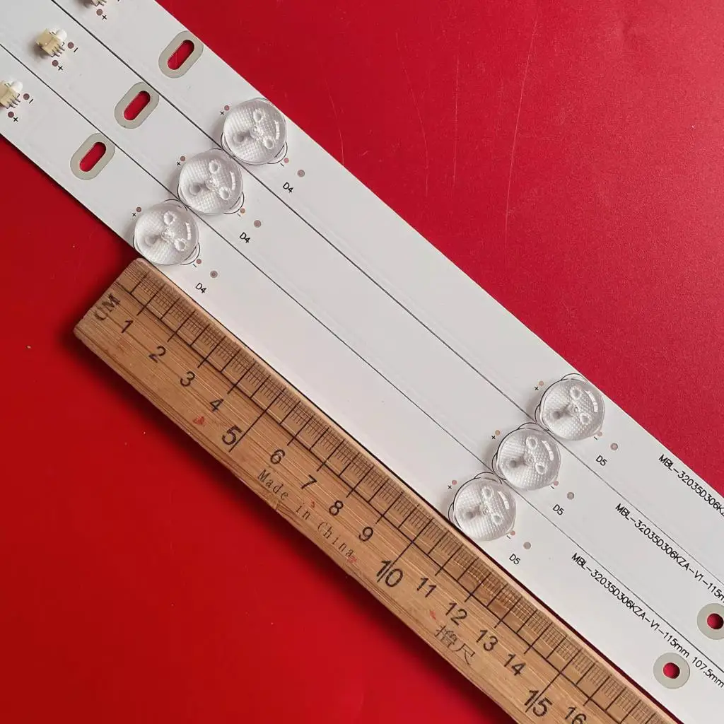 جديد ل هيسنس HMLED32D33 32D33 MBL-32035D306KZA-V1-1115mm 6LED 3 فولت 58 سنتيمتر 100% جديد LED الخلفية قطاع