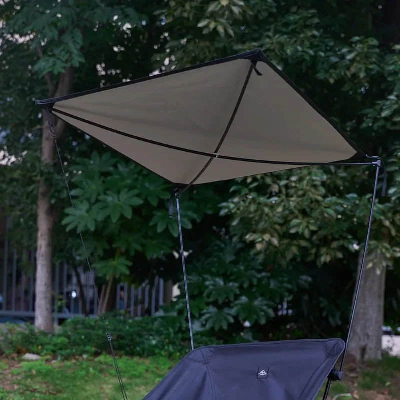 Nowy odkryty krzesło księżycowe markiza Camping składany baldachim przenośne krzesło księżycowe odcień pergola