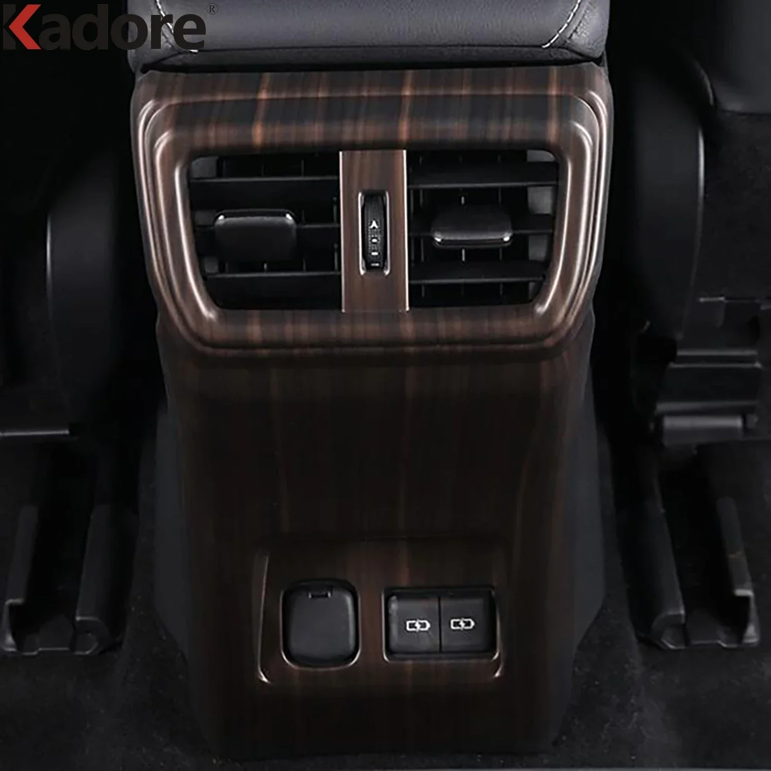 Car Armrest Box Rear Air Vent Outlet Cover Trim For Lexus NX 250 350 350H 450H 2021 2022 2023 2024 2025 Interior Accessories