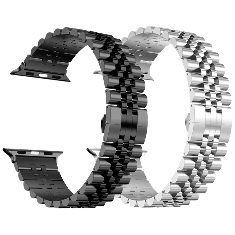 حزام فولاذي لساعة أبل الترا 44 مللي متر 45 مللي متر 41 مللي متر 40 مللي متر 49 مللي متر سوار معدني أنيق لسلسلة iWatch 9 8 7 6 SE 5 4 38 42 مللي متر