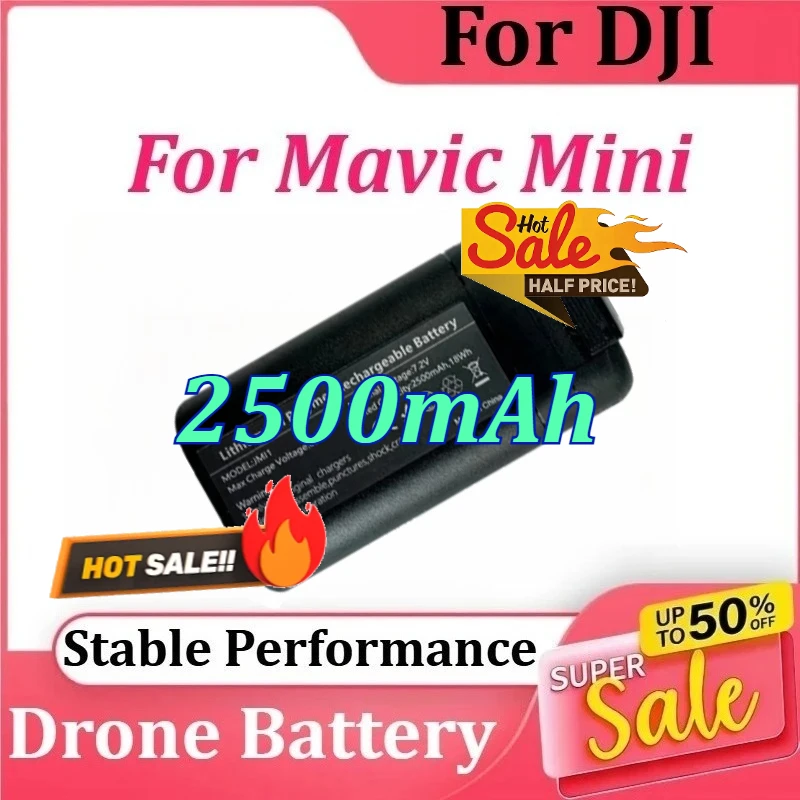 

2500mAh Battery for DJI Mavic Mini Battery Drone Intelligent Flight Battery Accessories 30 Minute Flight Time New in Stock