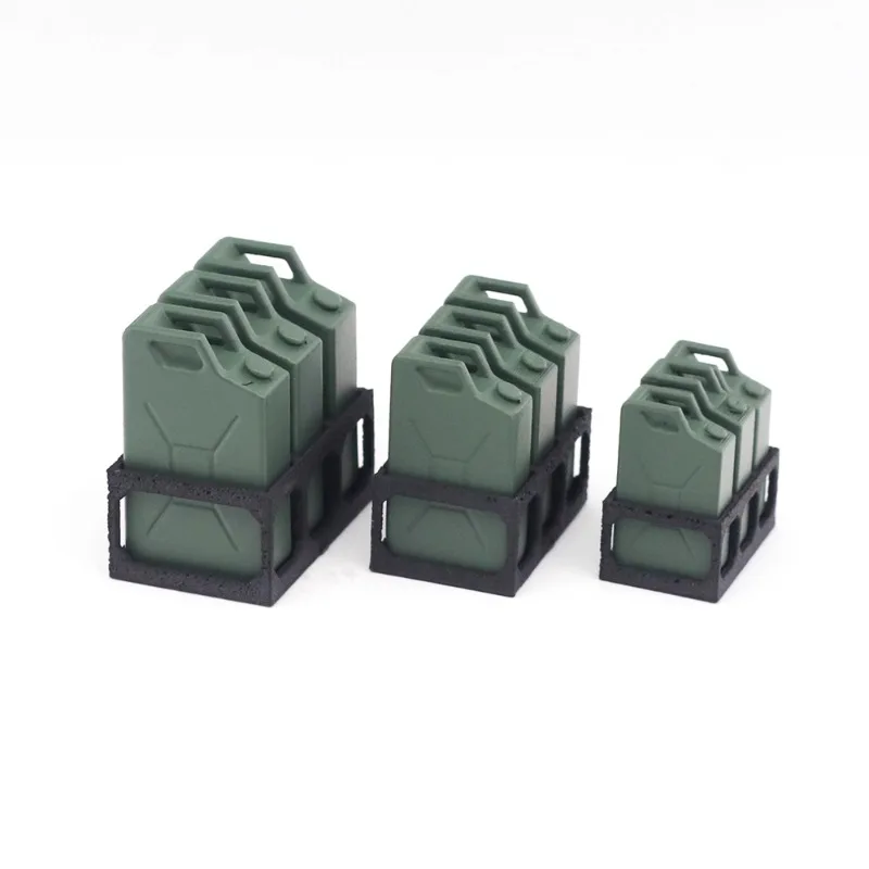 Plastic Toys Fuel Tank Scene Decoration for 1:18 1/24 RC Crawler Car TRX4M Defender Bronco Axial SCX24 FCX24 Wrangler Parts