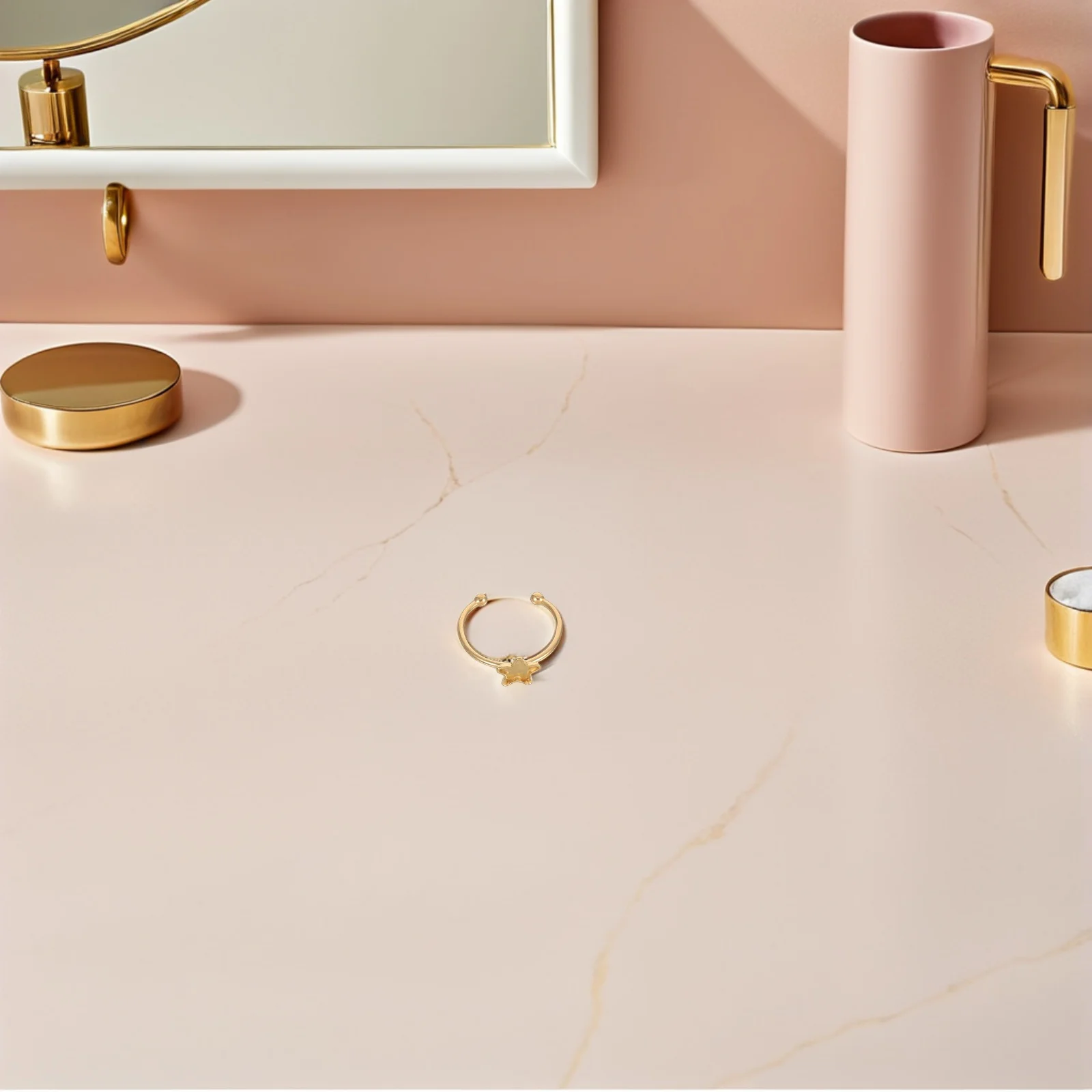 

10Pcs Stainless Steel Rings Base Adjustable Open Cuff Flat Bezel Tray for DIY Jewelry Making Craft Supplies for Women