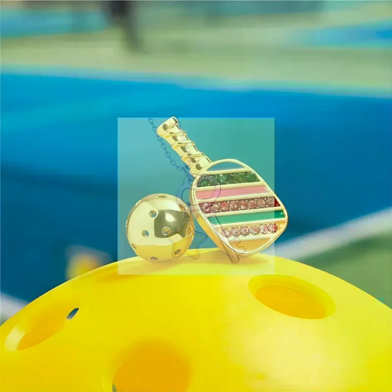 Creative Sports Stud Earrings for Women - Tennis Racket Basketball Golf Design, Small Cute Asymmetric Fashion Jewelry