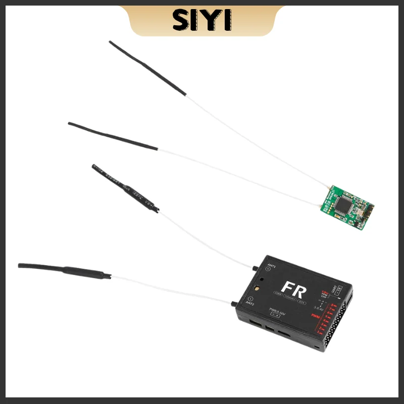 SIYI FR Receiver and FR Mini Receiver 2.4G with Long Range Telemetry S.Bus PWM Control for FT24 Transmitter FM30 Radio Module