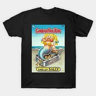 Garbage Pail Kids - Smelly Sally Vector 80S Retro Anime Graphic T-shirts unisex Short Sleeve