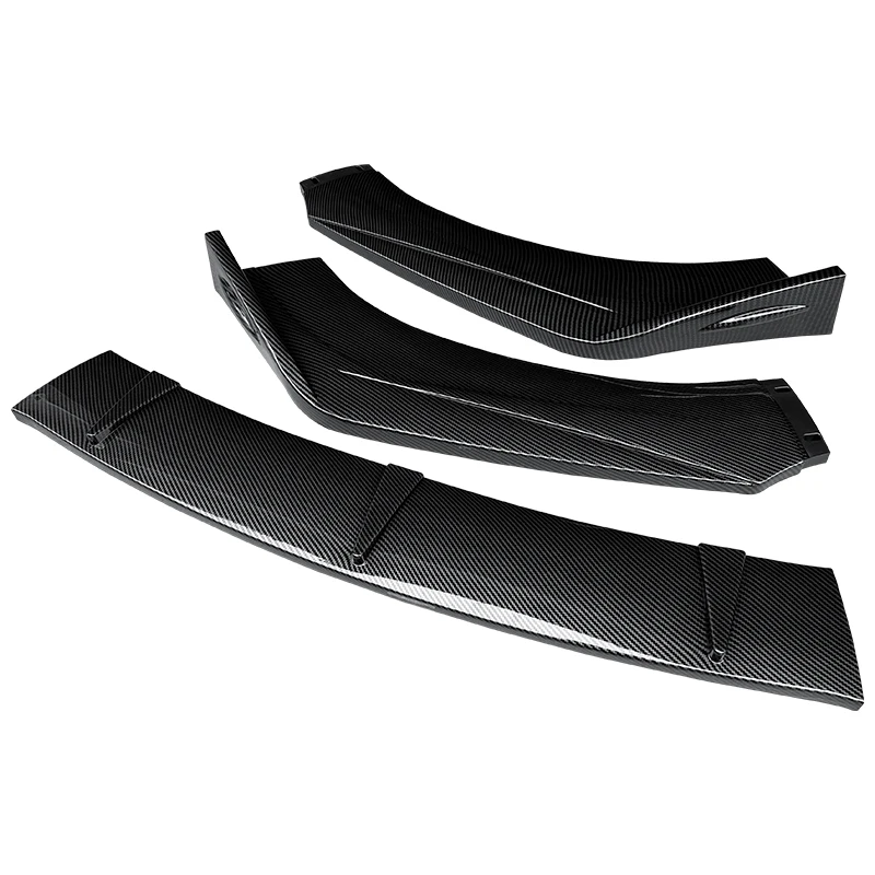 3 Pieces Car Accessories For Mazda 3 Star Gallop 2011-2015 Front Bumper Lip Body Kit Chin Guard Diffuser Cover Deflector ABS